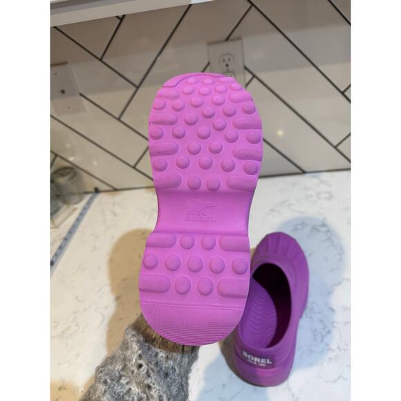 SOREL Caribou Clog color Foxglove/Sea Salt size 7 platform Gorpcore dopamine - Picture 7 of 9